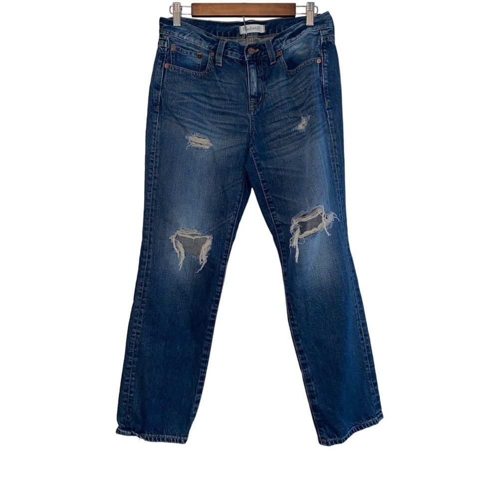 Madewell boy jean torn up edition jeans SIZE 26